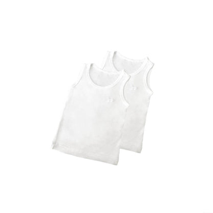 Bamboo Singlet - Milk White