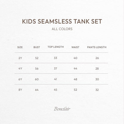 Kids Seamless Tank Set Bundle - Bonclair