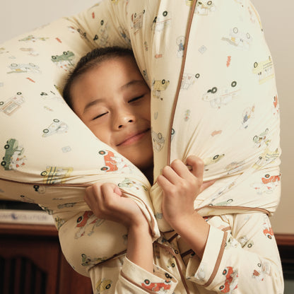 Kids & Adult Head Pillow - Whimsical Wheels