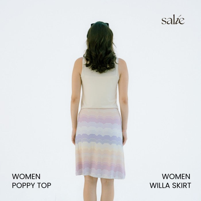 Women Bamboo Willa Skirt - SALIE