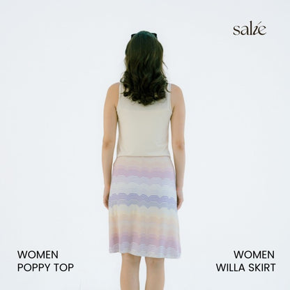 Women Bamboo Willa Skirt - SALIE