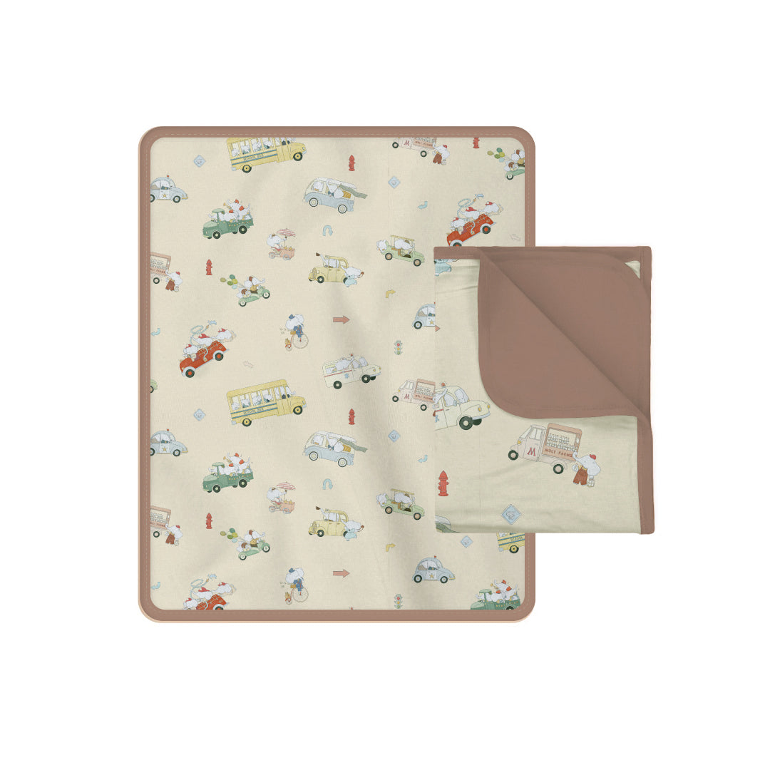 Baby Blanket - Whimsical Wheels