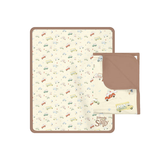 Baby Blanket - Whimsical Wheels