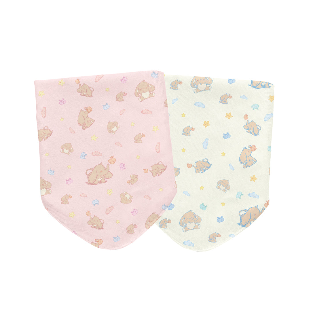 Bib Signature Cream & Pink Set