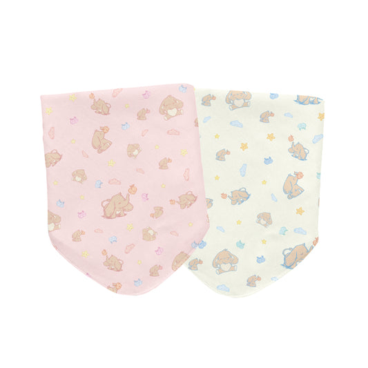 Bib Signature Cream & Pink Set