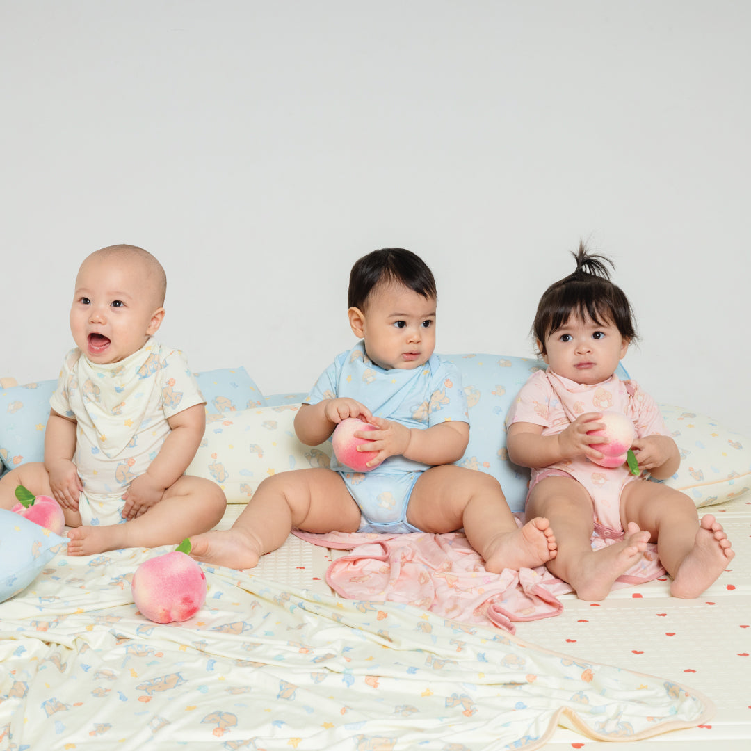 Bib Signature Cream & Pink Set