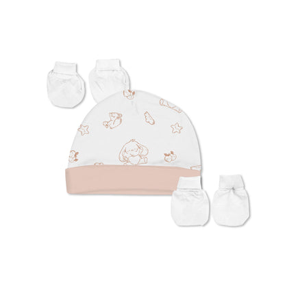 Bamboo Mittens Booties & Beanie Set