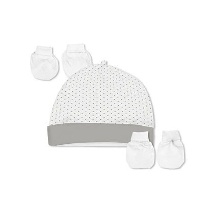 Bamboo Mittens Booties & Beanie Set