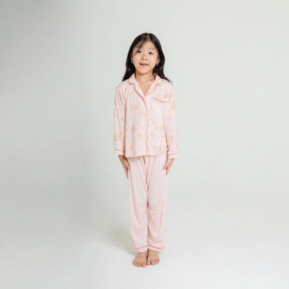 Button Pyjamas - Signature Pink