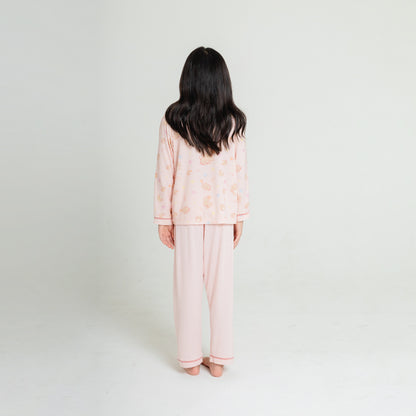 Button Pyjamas - Signature Pink