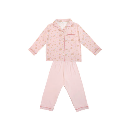Button Pyjamas - Signature Pink