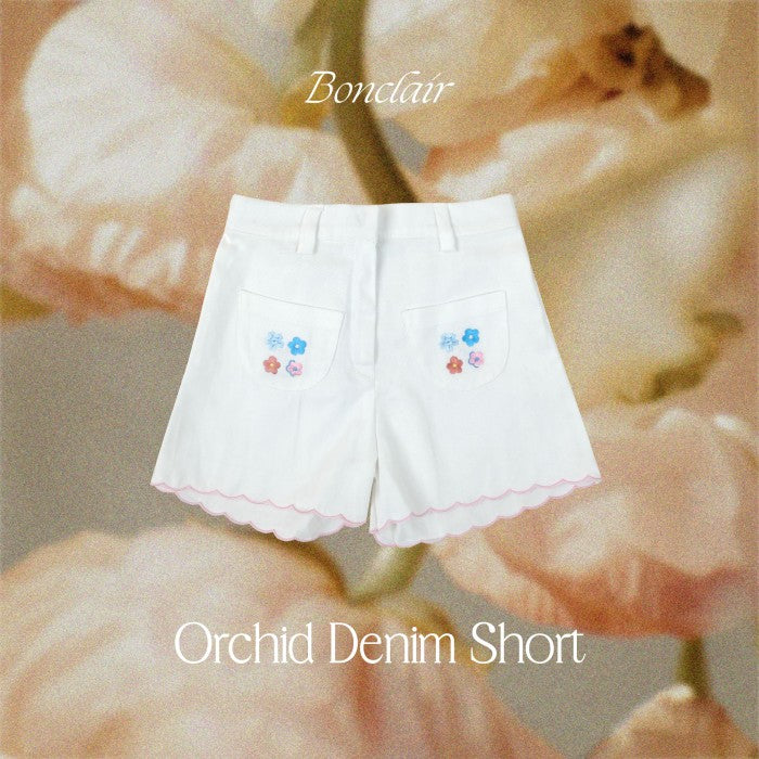 Orchid Denim Shorts - Bonclair