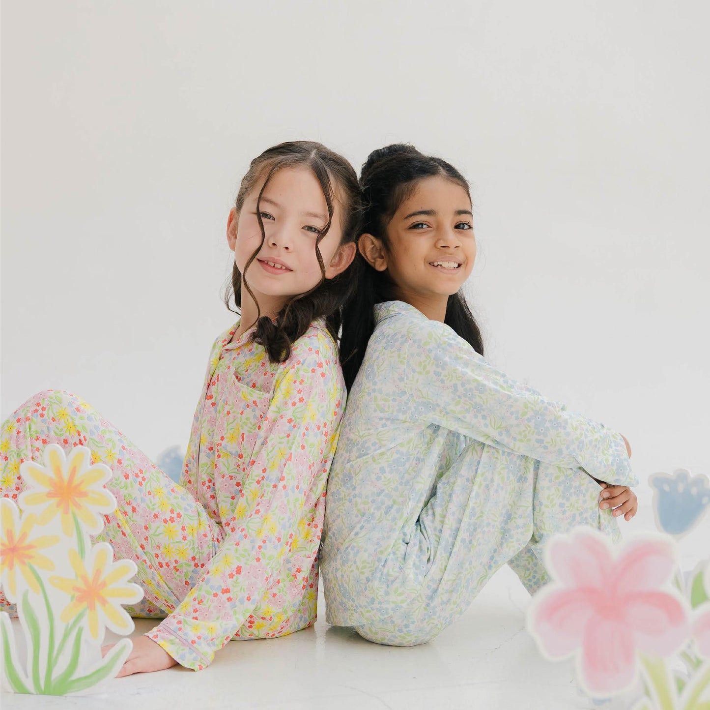 Button Pyjamas - Winter Blue