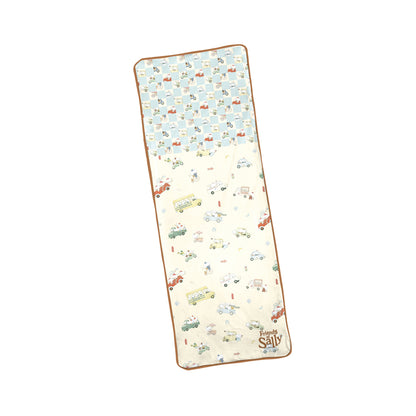 Chubby Hug Pillow - Whimsical Wheels