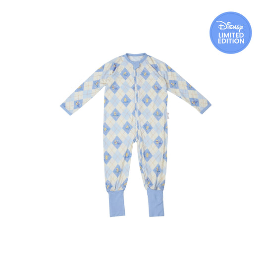 Checkered Bamboo Baby Jumpsuit - Disney Classic Pooh Collection