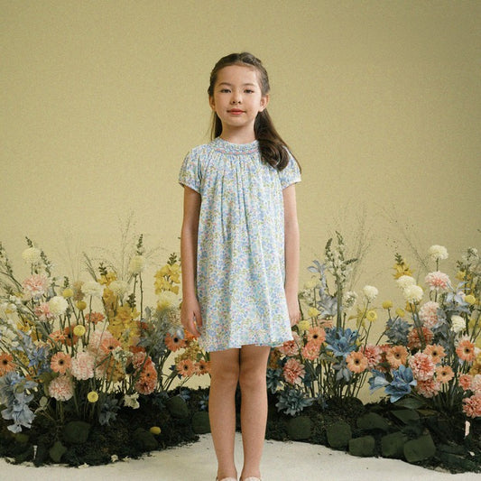 Winter Lily Cotton Dress - Bonclair