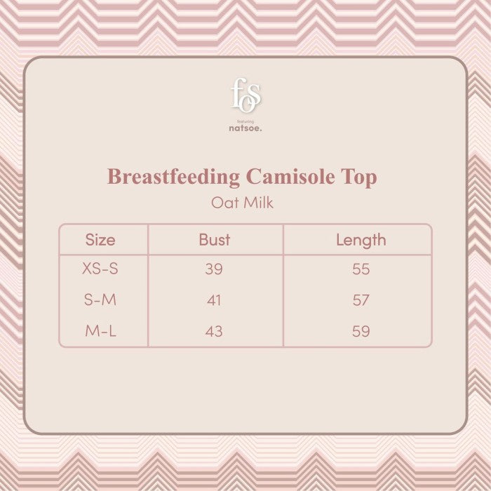 Bamboo Breastfeeding Camisole Top - Friends of Sally x natsoe