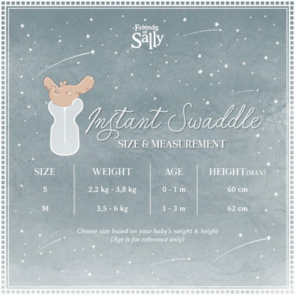 Bamboo Instant Swaddle - Stars Collection