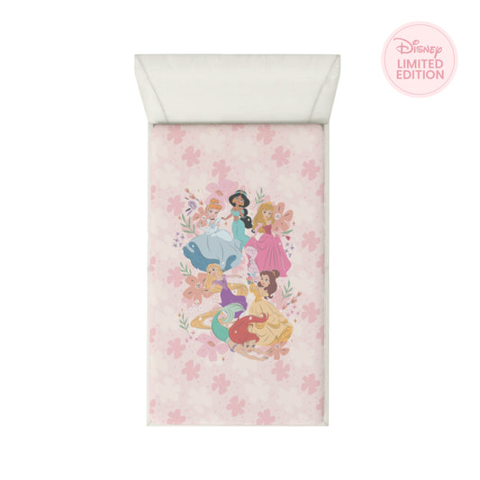 Bamboo Woven Large Fitted Sheet - Disney Princess