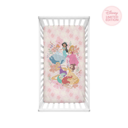 Bamboo Woven Medium Fitted Sheet - Disney Princess