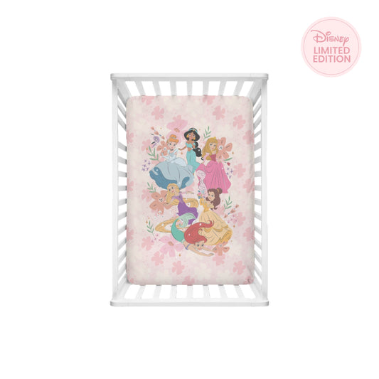 Bamboo Woven Small Fitted Sheet - Disney Princess