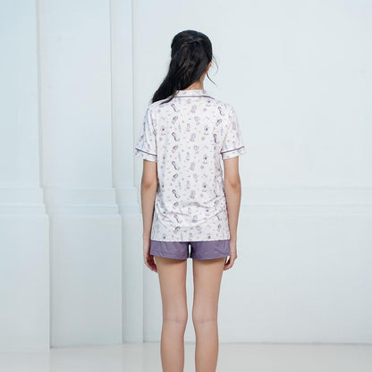 Women Short Button Pyjamas Disney Princess - SALIE