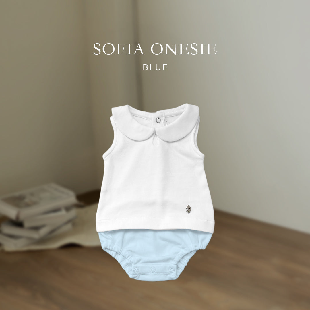 Sofia Onesie Blue - Bonclair