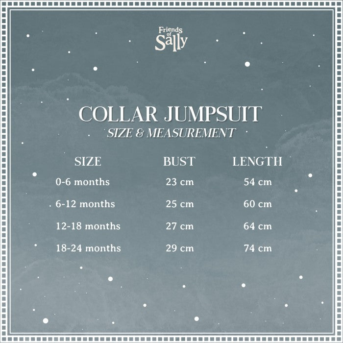 Collar Jumpsuit - Stars