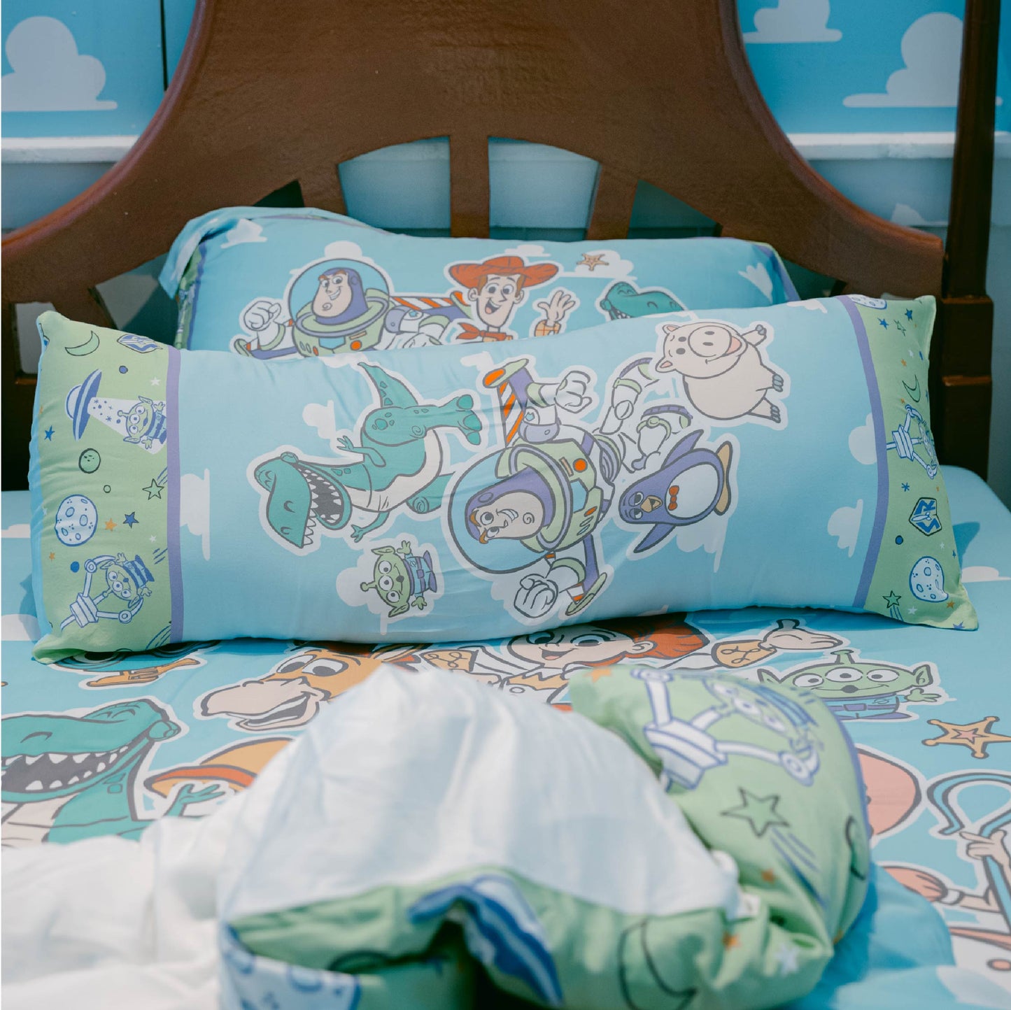 Bamboo Woven Chubby Hug Pillow - Disney Toy Story