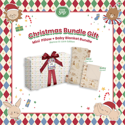 Mini Pillow & Baby Blanket - Christmas Bundle