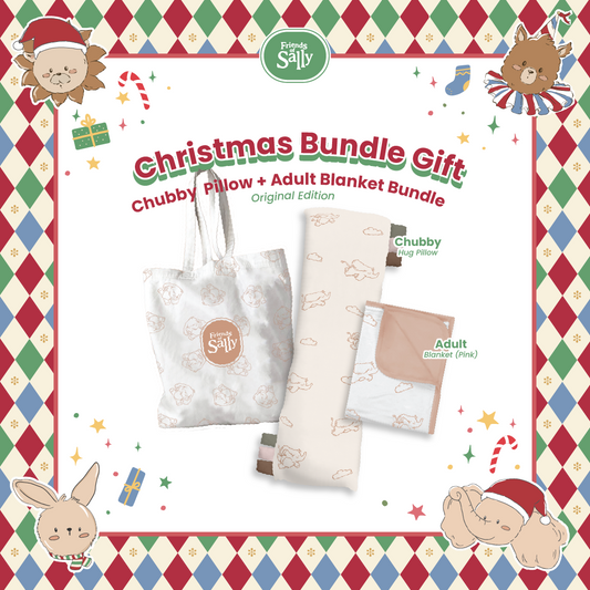 Chubby Pillow & Kids Adult Blanket - Christmas Bundle