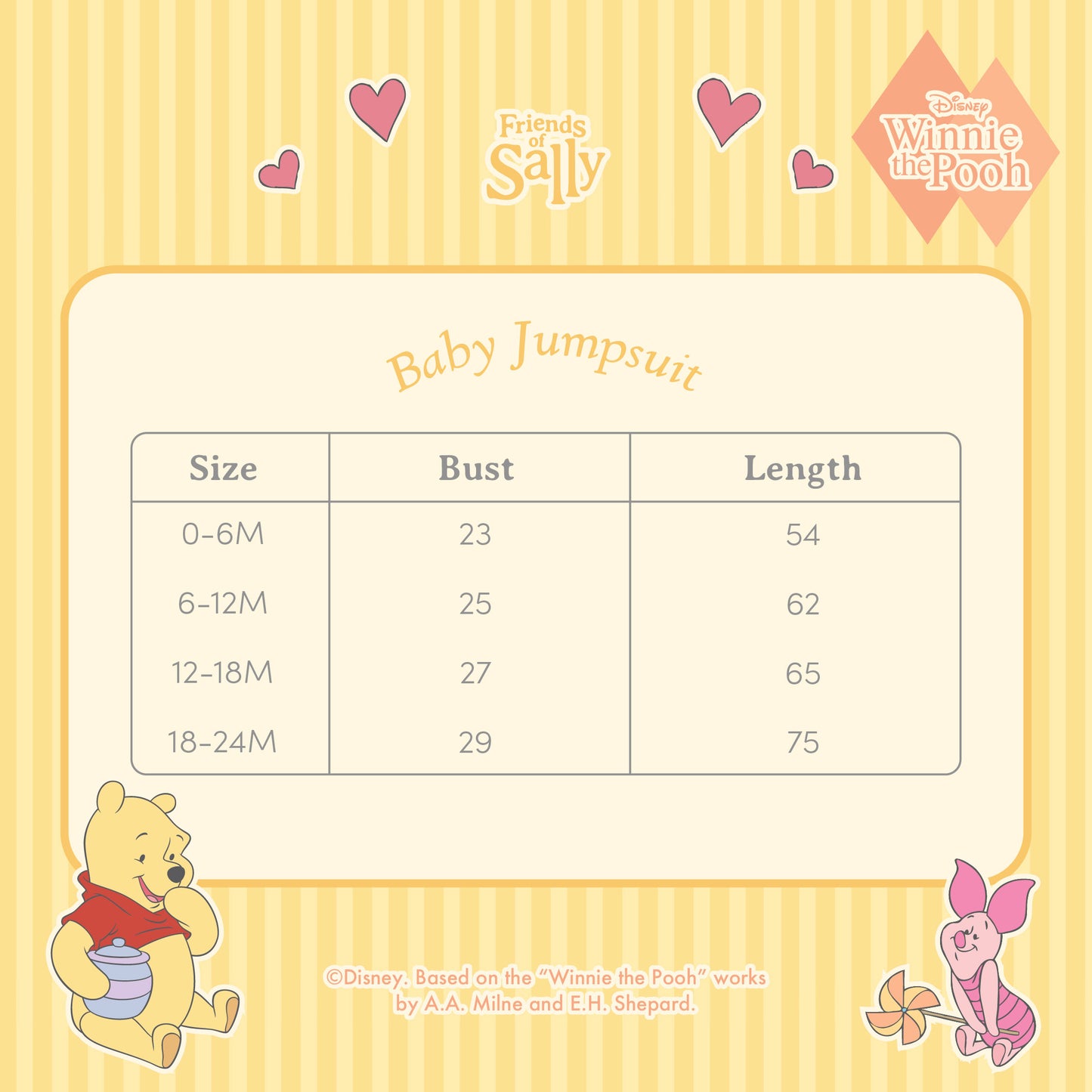 Baby Jumpsuit - Pooh Edition (Pre-Order)