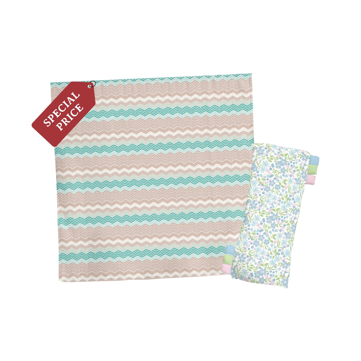 [RAYA SPECIALS] Muslin Swaddle + Regular Hug Pillow Bundle