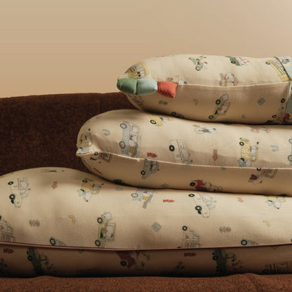 Regular Hug Pillow - Whimsical Wheels