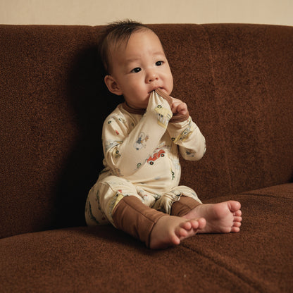 Baby Jumpsuit - Whimsical Wheels