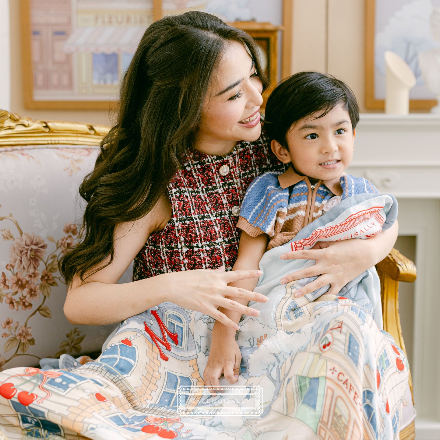 Muslin Blanket Ma Cherie - Mademoisally