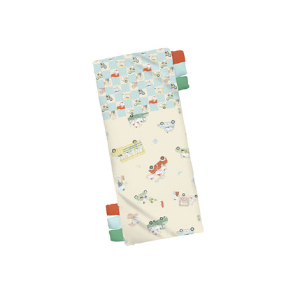 Mini Hug Pillow - Whimsical Wheels