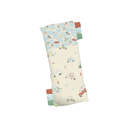 Mini Hug Pillow - Whimsical Wheels