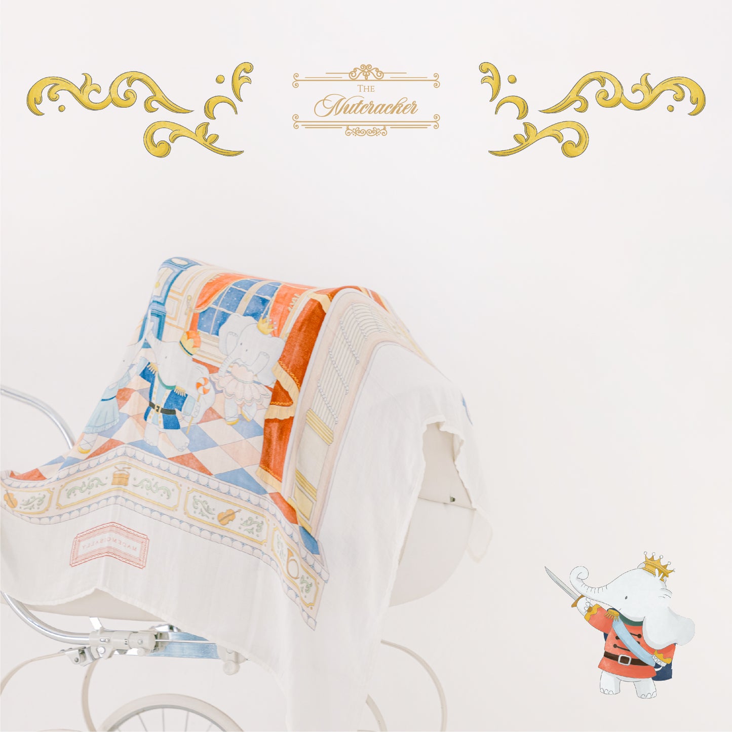 Muslin Swaddle Nutcracker - Mademoisally