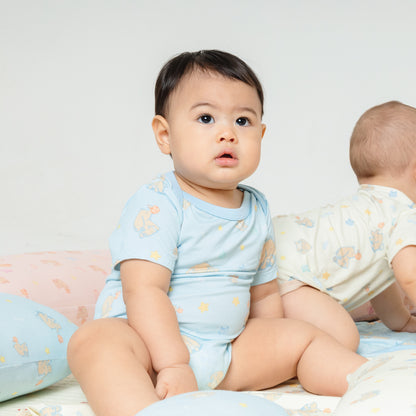 Baby Onesies Set - Signature Cream & Blue