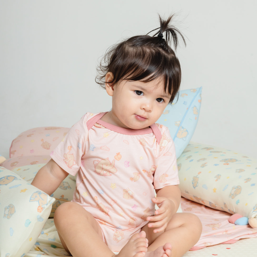 Baby Onesies Set - Signature Cream & Pink