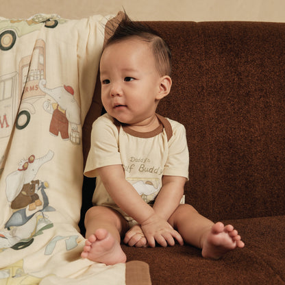 Baby Onesies Set - Whimsical Wheels