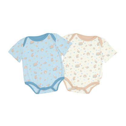 Baby Onesies Set - Signature Cream & Blue