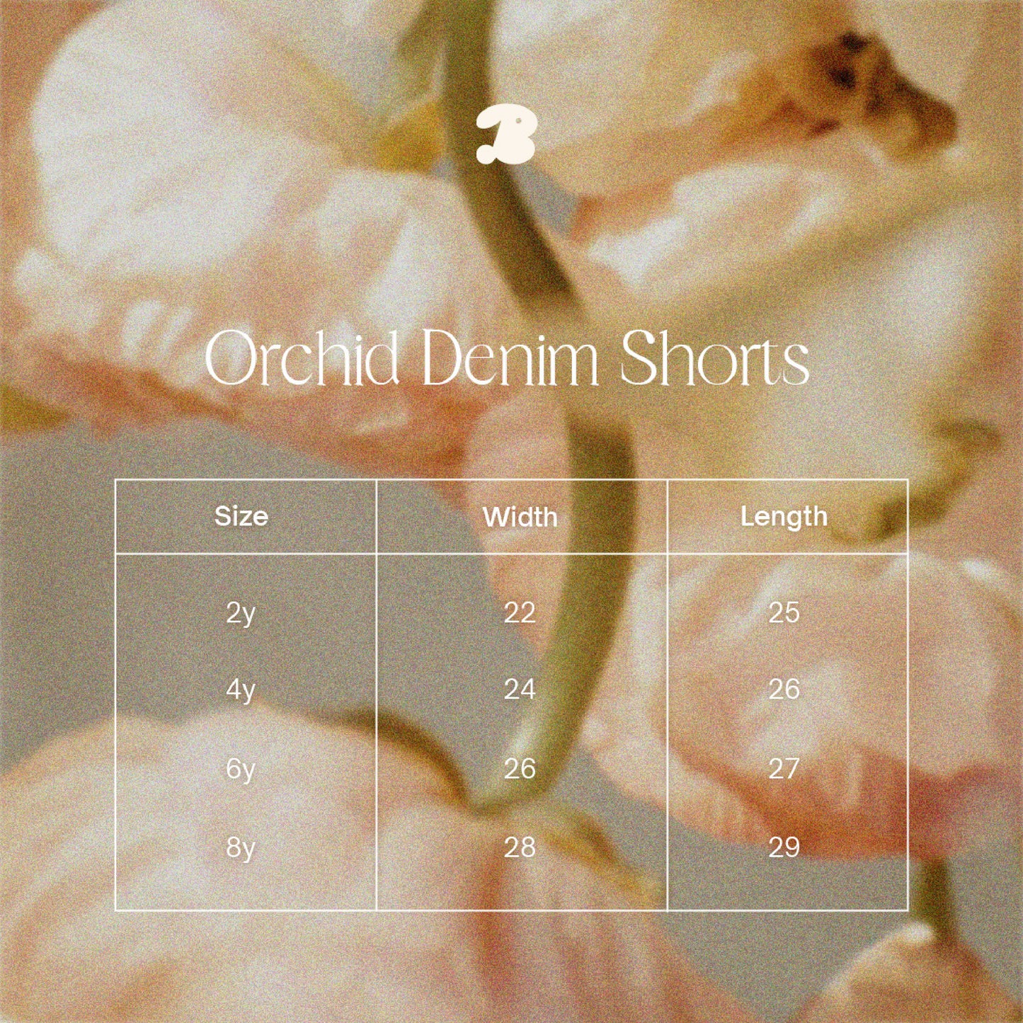 Orchid Denim Shorts - Bonclair