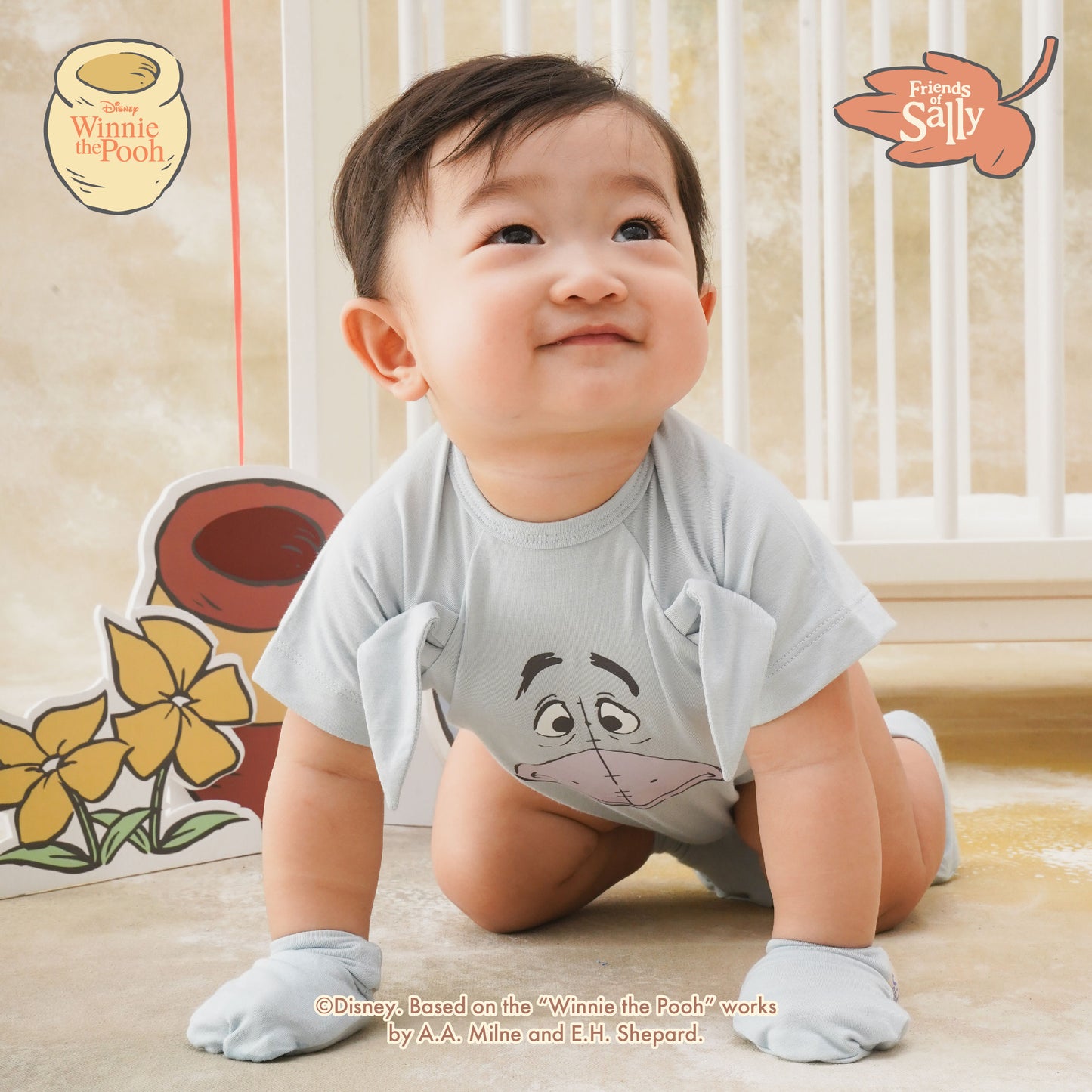 Baby Onesies Eeyore Edition - Winnie the Pooh (Pre-Order)