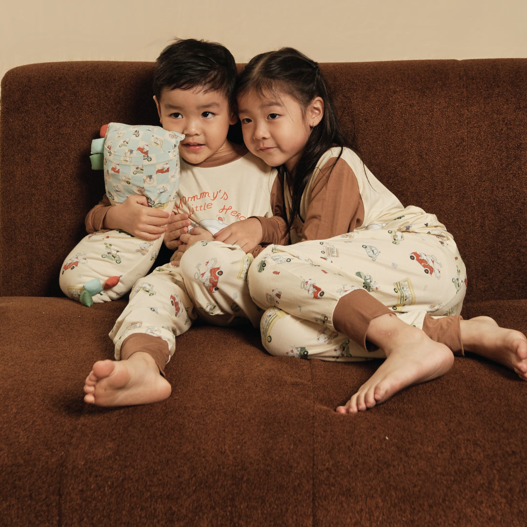 Kids Pyjamas - Whimsical Wheels