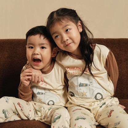 Kids Pyjamas - Whimsical Wheels