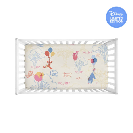 Bamboo Woven Medium Fitted Sheet Disney - Winnie the Pooh