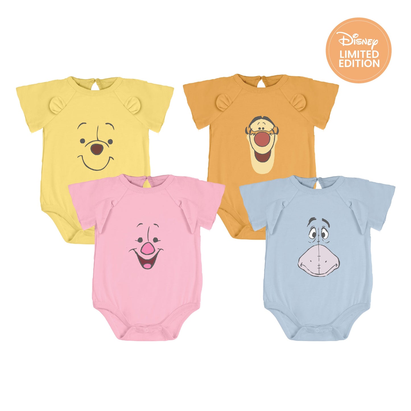 Baby Onesies Bundle (4pcs) - Winnie The Pooh (Pre-Order)