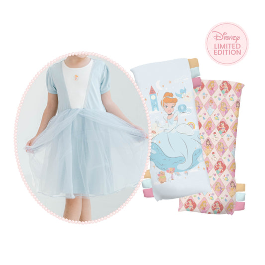 Princess Dress & Hug Pillow Cinderella Edition Bundle